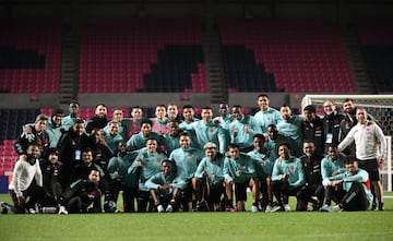 Así fue el entrenamiento de la Selección Colombia antes de medirse a Japón.