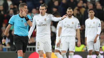 El equipo merengue se derrumb&oacute; en los &uacute;ltimos 15 minutos de juego ante Manchester City en la ida de los octavos de final de Champions League.