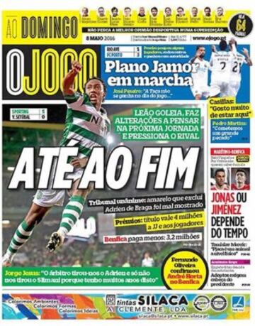 Portadas de la prensa mundial