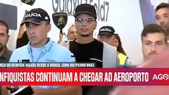 Ríos responde a la polémica con Otamendi en su llegada a Portugal