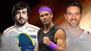 En directo, el acto benéfico de Nadal, Gasol, Alonso...