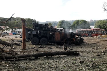 Así fueron los estragos del poderío del ataque estadounidense en Venezuela. 