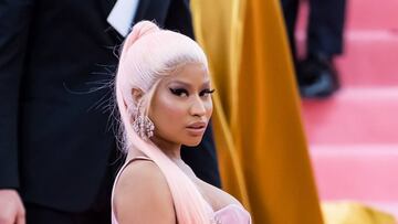 Nicki Minaj llegando a la Met Gala Celebrating Camp 2019, New York City. Mayo 6, 2019.