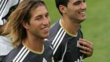<b>REENCUENTRO.</b> Sergio Ramos y Reyes han vuelto a compartir entrenamiento como compañeros de equipo.