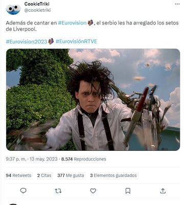 Los mejores memes de Eurovisión 2023