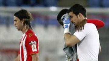 El guardameta rojiblanco Asenjo