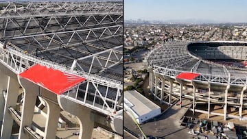 Estadio Azteca: los mejores memes por la polémica “lona” en su remodelación
