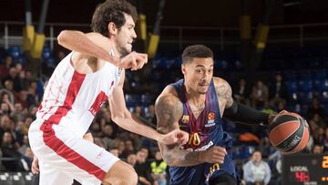 Edwin Jackson vuelve hoy a la Liga con el Barcelona.