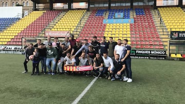 Imagen de la plantilla del Sant Andreu la temporada pasada.