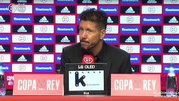 Simeone: "Quedan Champions y Liga; quieto no me voy a quedar"