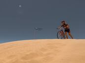 El paso de Épica por una de las dunas más grandes del mundo