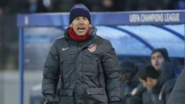 El técnico Diego Pablo Simeone.