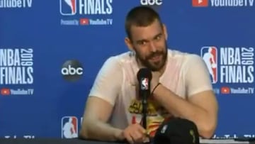 "En España el baloncesto está a la altura del fútbol": la reacción de Marc Gasol es puro oro