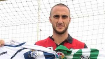 <b>DIVIDIDO. </b>Dani será hoy el delantero del Recreativo para medirse a su equipo de toda la vida, el Betis.