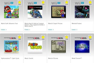 Tus estrellas del Club Nintendo por juegos de la eShop