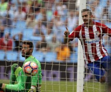 Koke marca el primer gol del Atlético.