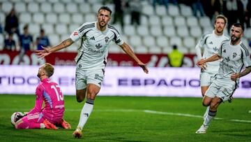 Quiles iguala a Higinio como máximo goleador del Albacete