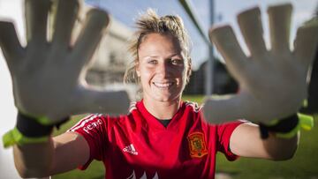 Sandra Pa&ntilde;os, portera de la selecci&oacute;n espa&ntilde;ola. 