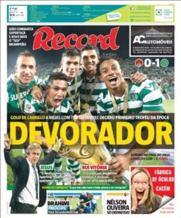 Portadas de la prensa deportiva