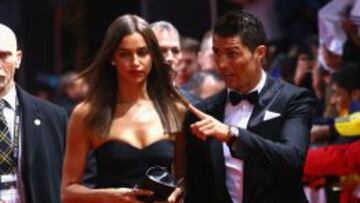 Cristiano estará mañana en Zúrich. Si gana el Balón de Oro su valor subirá a 50 millones. El año pasado acudió con su novia.