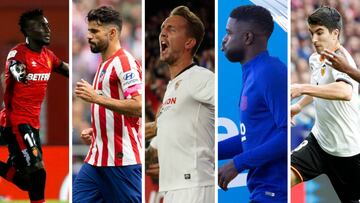 Una jornada de reencuentros: Lago Junior, Diego Costa, De Jong, Umtiti y Carlos Soler.