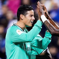 James Rodríguez llega a 40 asistencias con Real Madrid