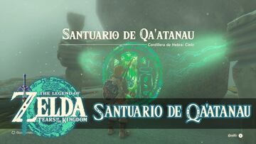 the legend of zelda tears of the kingdom nintendo switch guia santuario qa'atanau
