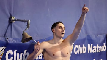 Miguel Martínez Novoa, récord de España de natación en 200 mariposa.