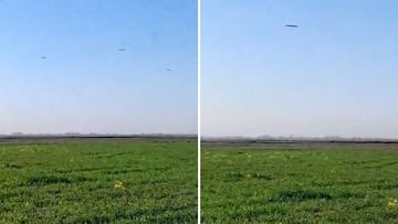 Un granjero iraquí capta los misiles de Israel en camino hacia Irán: la secuencia impresiona