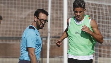 15/09/21
 ENTRENAMIENTO DEL VALENCIA CF - 
 JOSE BORDALAS - GABRIEL PAULISTA
 