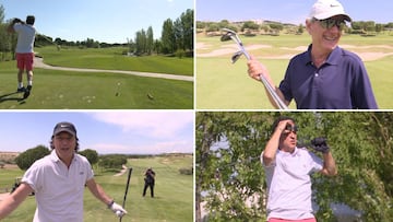 El golf con m¨¢s swing: esto es magia en el green contra la ELA