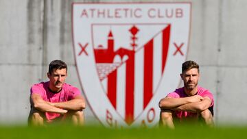 Yeray ?lvarez corre en Lezama para curar su aductor derecho