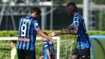 Luis Muriel y Duv&aacute;n Zapata marcan en la victoria 11-1 ante Giana Erminio 