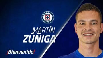 Martín Zúñiga llega al Cruz Azul