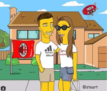 Football stars take over The Simpsons