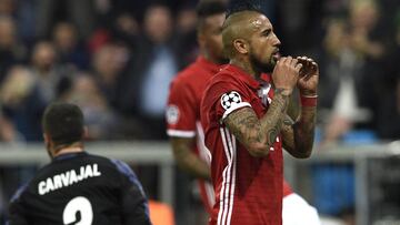 Vidal anota pero Bayern hipoteca la Champions ante Real Madrid