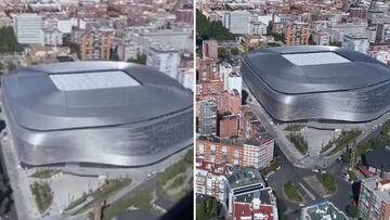 Aerial views Expose the Bernabéu in an unbelievable new perspective