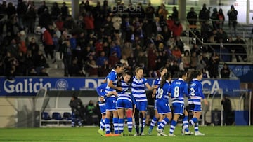 Jugadoras del Depor.