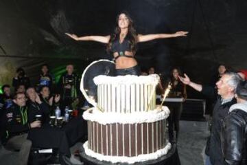 Las chicas de Monster estuvieron acompañando a los pilotos de motociclismo durante el pasado Gran Premio de Francia.