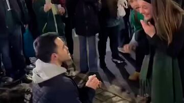 Eagles fan proposes amid wild Super Bowl celebrations in Philadelphia