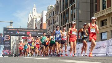 Diego García, estrella en 'su' carrera por la Gran Vía