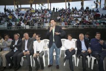 Encuentro con los Ases en el Centro Comercial de Las Terrazas. Tomás Roncero