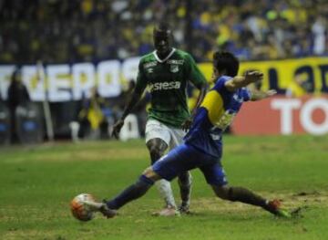 El equipo colombiano cierra una de sus peores campañas en la Copa Libertadores. Se va sin victorias.
