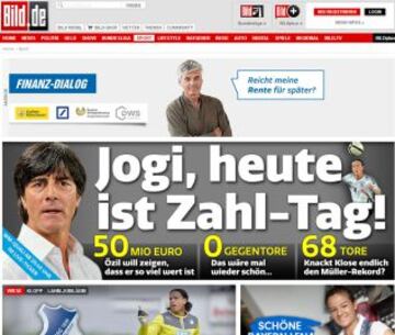 Portadas de la prensa extranjera