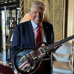 ‘Make America Great Again’: Así es la línea de guitarras de Donald Trump