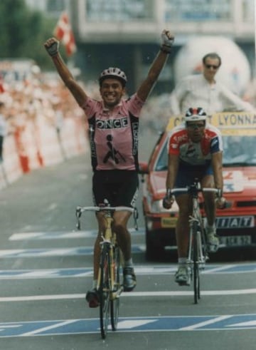 Johan Bruyneel ganó una etapa en la que fue a rueda de Indurain todo el tiempo durante el Tour de 1995.