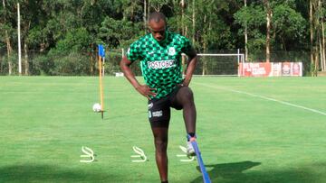 Baldomero Perlaza habla de los entrenamientos individuales y su deseo de regresar