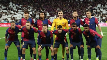 El equipo de Hansi Flick se mide ante RCD Espanyol luego de vencer a clubes como Sevilla, Bayern Múnich y Real Madrid recientemente.