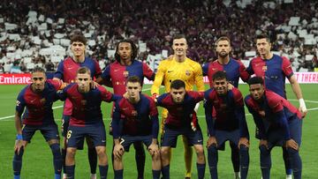 El equipo de Hansi Flick se mide ante RCD Espanyol luego de vencer a clubes como Sevilla, Bayern Múnich y Real Madrid recientemente.