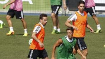 Mesut Ozil, en un entrenamiento.